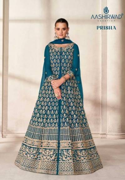 Prisha By Aashirwad Designer Partywear Salwar Kameez Collection